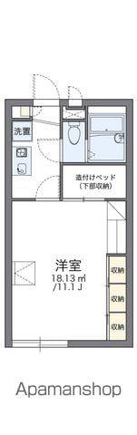 レオパレスマリンコート鹿嶋(1K/1階)の間取り写真