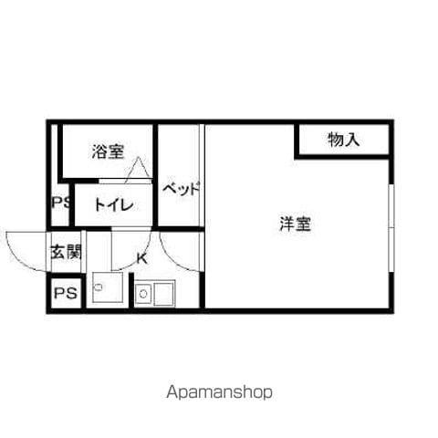 レオパレスラ・フォーレ3(1K/1階)の間取り写真