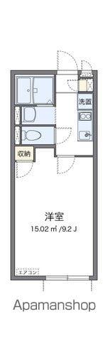 クレイノルーチェ幕張(1K/2階)の間取り写真