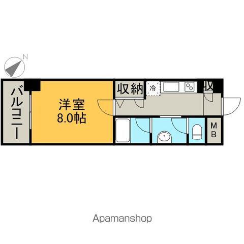 RIDGE大曾根(1K/7階)の間取り写真