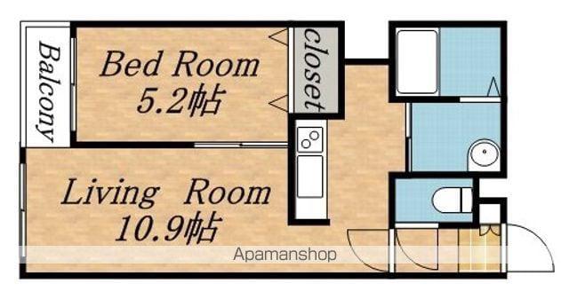 CACAO円山(1LDK/5階)の間取り写真