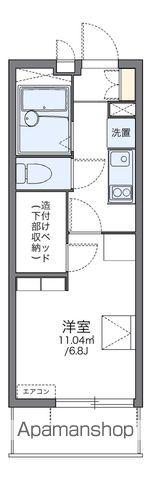 レオパレス辻町Ⅱ(1K/1階)の間取り写真
