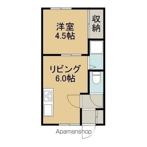 グットホーム宮前(1DK/3階)の間取り写真