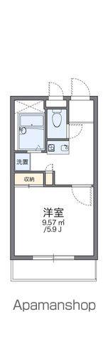 レオパレスMIWA(1K/3階)の間取り写真
