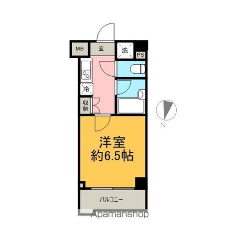 ルーブル明大前(1K/2階)の間取り写真