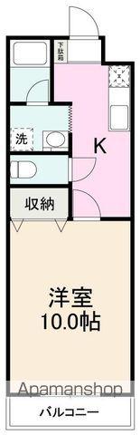 クリエイティブ河田(1K/2階)の間取り写真