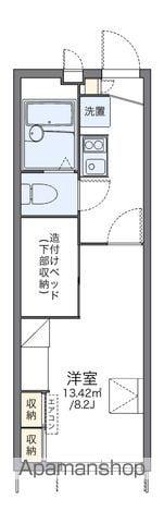 レオパレスルーラル(1K/1階)の間取り写真