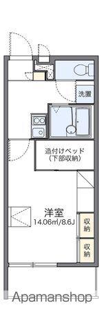 レオパレスハピネス(1K/2階)の間取り写真