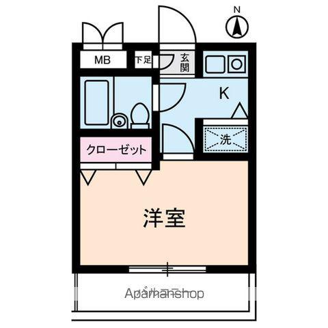 菱和パレス下落合(1K/3階)の間取り写真