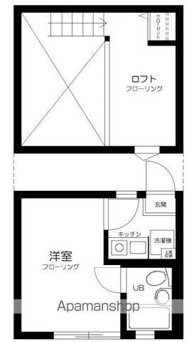 アミューズ鷺宮(1K/1階)の間取り写真
