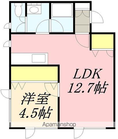 ハイツさくら(1LDK/2階)の間取り写真