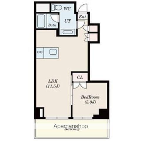 SKBUILDING-7(1LDK/1階)の間取り写真