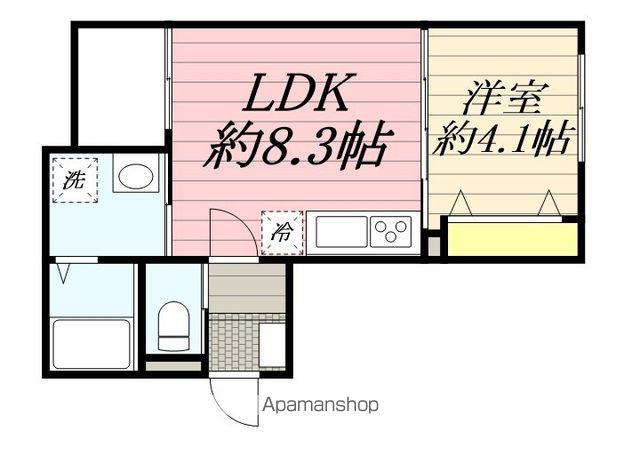 T-REGNOBSF-GAIA(1LDK/2階)の間取り写真
