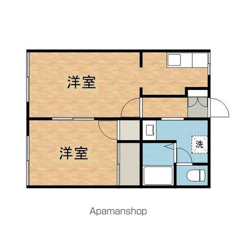 STハイツ西仙北(2K/1階)の間取り写真