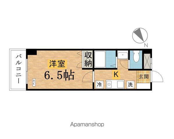オータムスクウェアヴィレッジ(1K/1階)の間取り写真