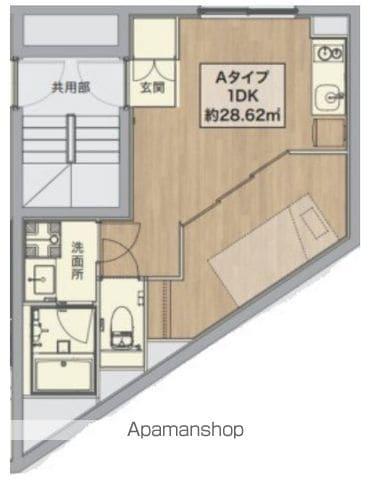 ミライズ中野江原町レジデンス(1DK/5階)の間取り写真