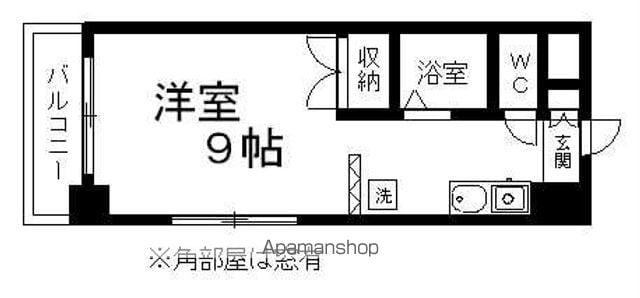 和光ビル新館(ワンルーム/5階)の間取り写真