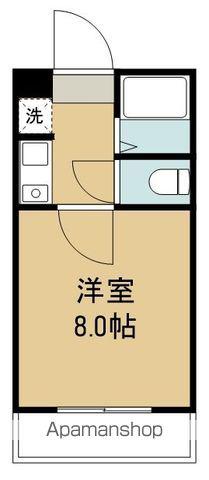 大和町フルーチェ・モリヤ(1K/2階)の間取り写真