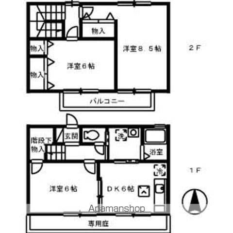コージーコート(3DK)の間取り写真