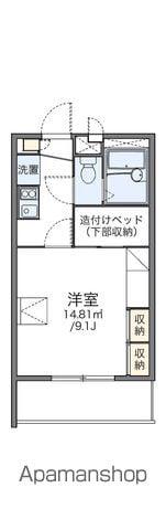 レオパレス川添(1K/3階)の間取り写真