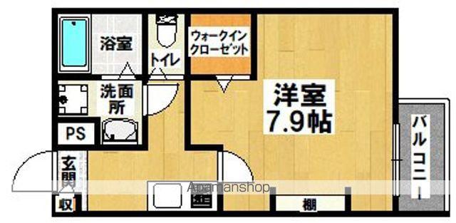 エヌエムスワサントトゥレーズ(1K/3階)の間取り写真