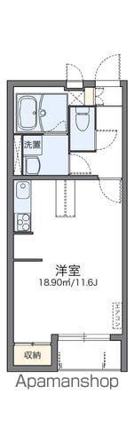 レオネクストエポック21(1K/1階)の間取り写真