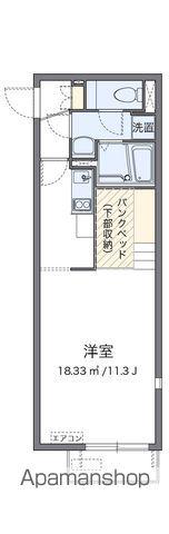 ミランダ砂山(ワンルーム/2階)の間取り写真