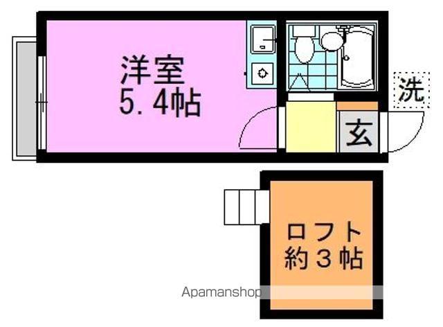 ライフピア ラブリィ(ワンルーム/2階)の間取り写真