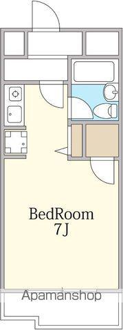 ウィン読売ランド(ワンルーム/1階)の間取り写真