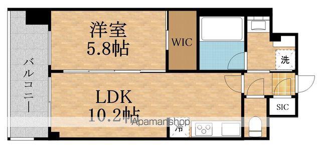 GRAND CASA SHIN-OSAKA サウス(1LDK/7階)の間取り写真
