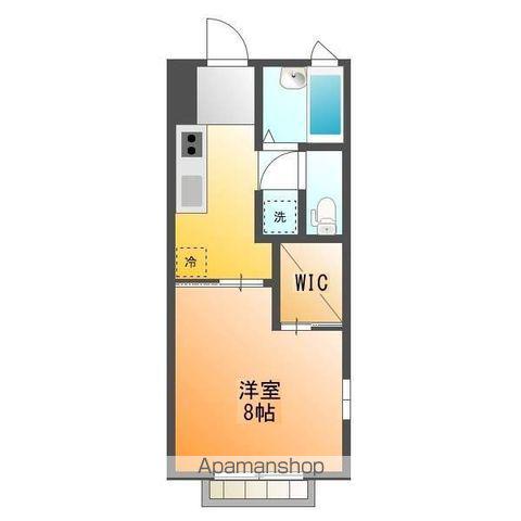 グランパル(1K/1階)の間取り写真