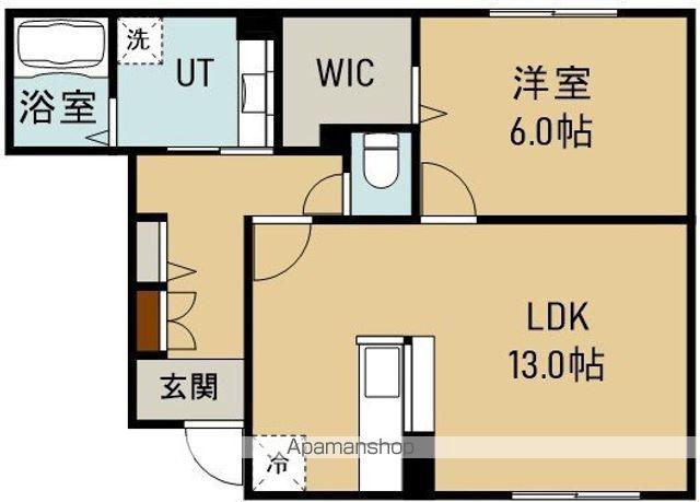 サンモール桔梗(1LDK/1階)の間取り写真