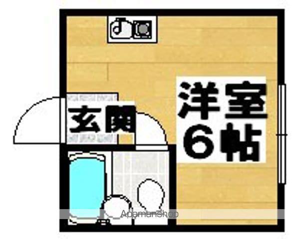 サクセス長居(ワンルーム/4階)の間取り写真