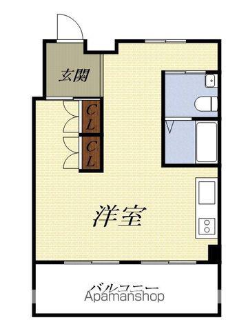 GLIICK(ワンルーム/2階)の間取り写真