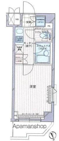 ルーブル鷺宮六番館(1K/3階)の間取り写真