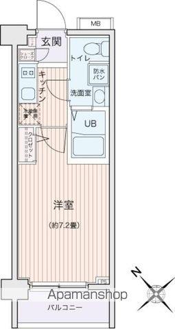 エコロジー都立大学レジデンス 4階階 間取り