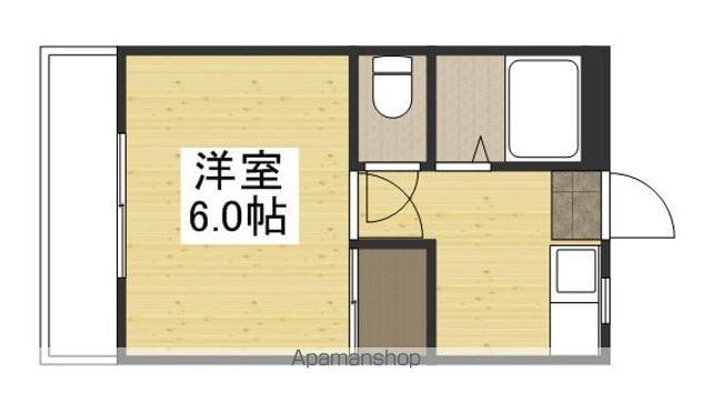 サニーヒルズ泉田Ⅰ(1K/4階)の間取り写真