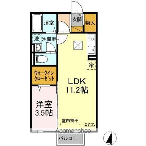 プランドール 1階階 間取り