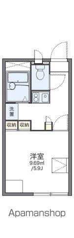 レオパレスオレンジコート(1K/1階)の間取り写真