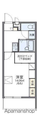 レオパレス池の辺(1K/1階)の間取り写真