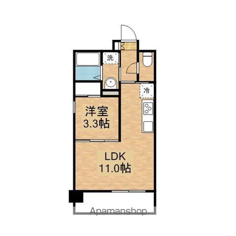 AMISTA(1LDK/1階)の間取り写真