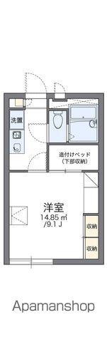レオパレスYOU2(1K/1階)の間取り写真