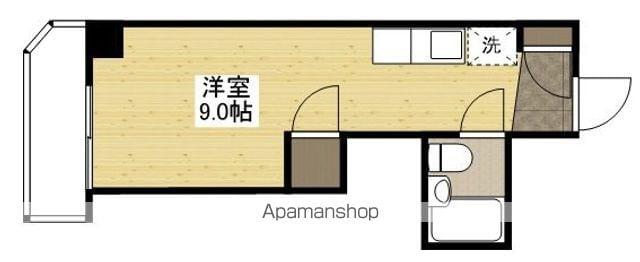 うしおマンション(ワンルーム/4階)の間取り写真