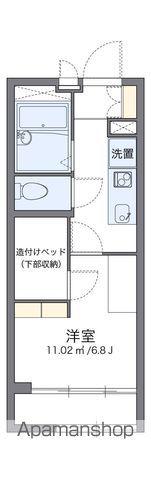 レオパレスTACAKO(1K/1階)の間取り写真