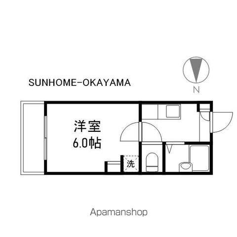 プレアール南方Ⅰ(1K/2階)の間取り写真