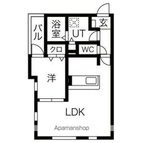 DEVELD大曽根(1LDK/2階)の間取り写真