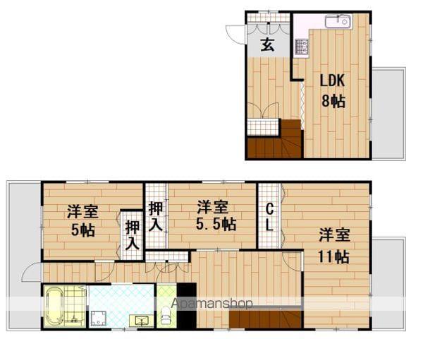 近藤ビル(3DK/3階)の間取り写真