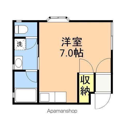 シティヒルズ昭和町(ワンルーム/1階)の間取り写真