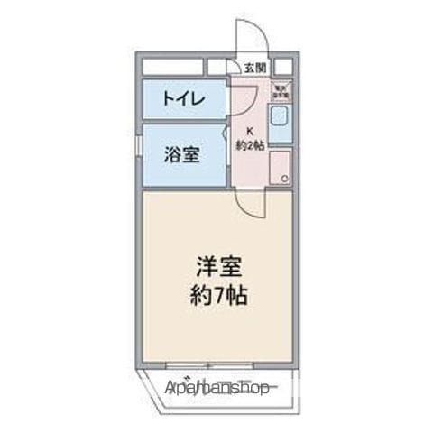 CREX大曽根(1K/2階)の間取り写真