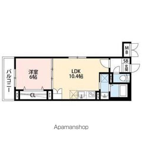 ANGE FLEUR(1LDK/5階)の間取り写真